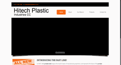 Desktop Screenshot of hitecplastics.co.za